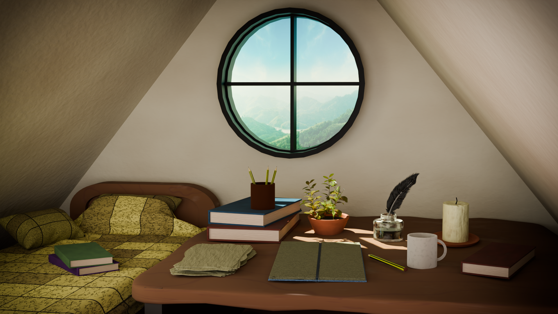 Attic Scene
